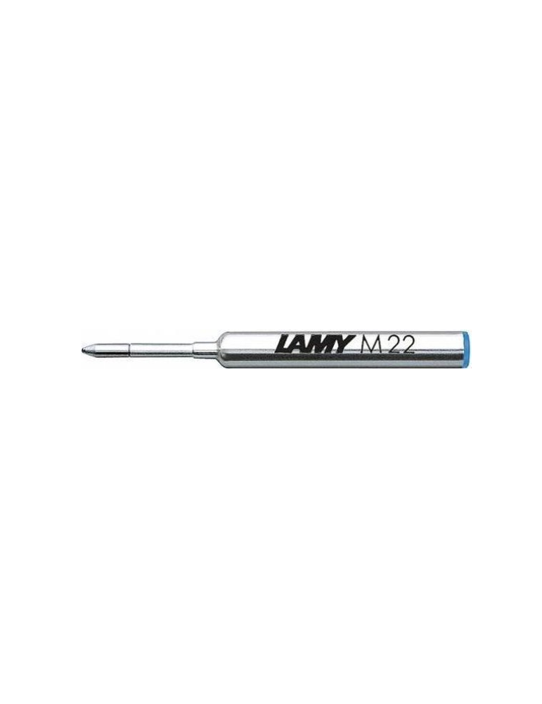 Recharge stylo bille LAMY M22 M bleu