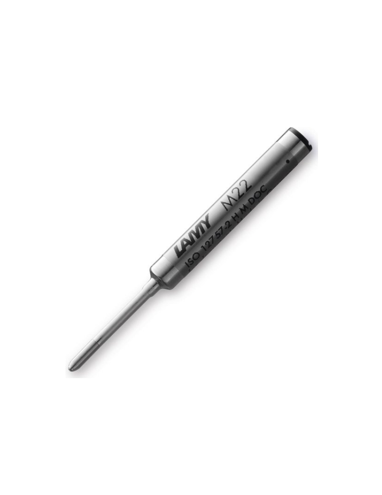 Recharge stylo bille LAMY M22 M noir