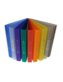 Classeur A4 2A25 PP8 Tr. Assorti