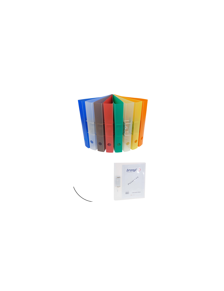 Ringmap A4 Hefboom 45mm PP8 Tr. Geassorteerd