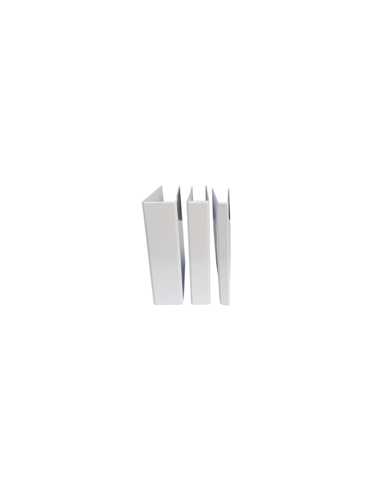 Classeur A4 Personnalisable 2D35 PVC Blanc