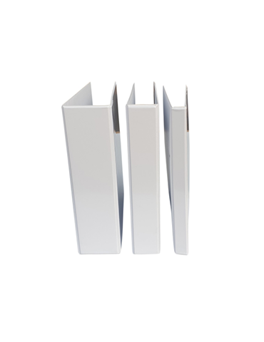 Classeur A4 Personnalisable Levier 45mm PVC Blanc