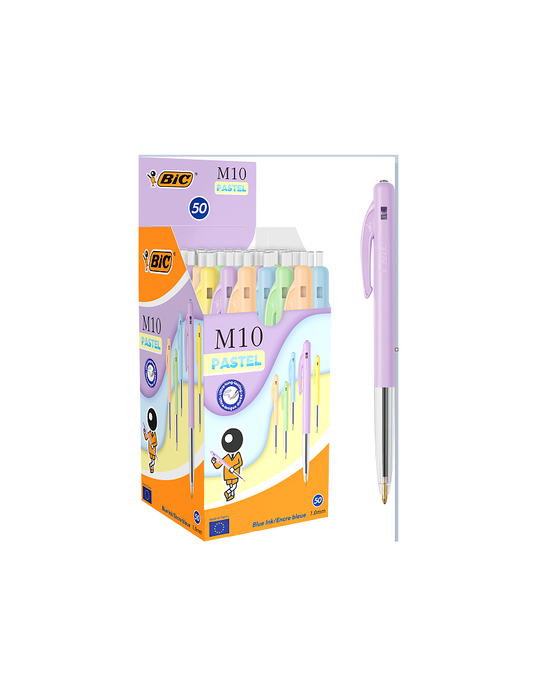 BIC M10 MOYEN COLORS pastel /50