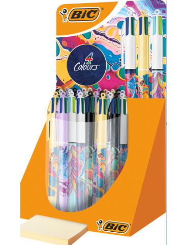 Tubo 30 BIC® 4 Colours® Decors assortie