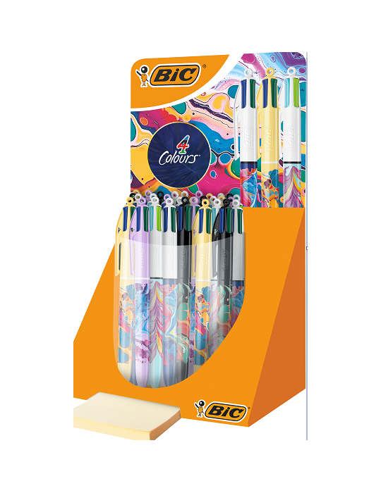 Tubo 30 BIC® 4 Colours® Decors assortie