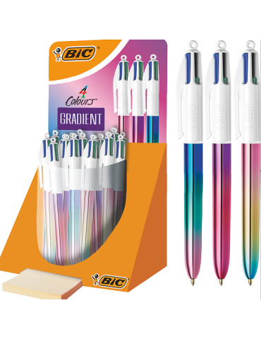 Tubo 30 BIC® 4 Colours® Gradient assortie