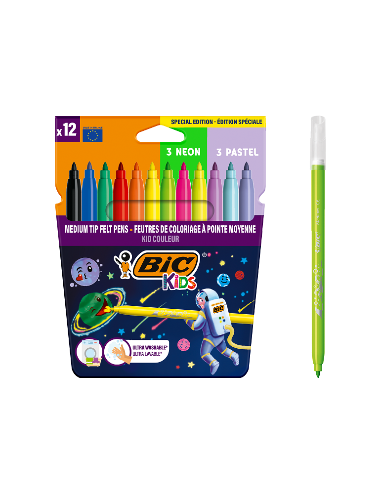 BIC® Kids Kid Couleur Cosmo Etui 12