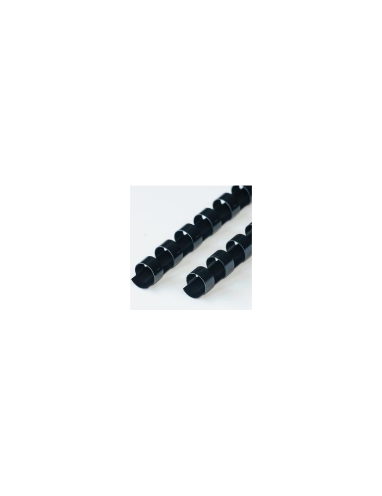 ANNEAUX PLASTIQUES 14 MM NOIR  X 100