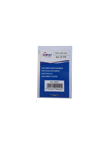 Beschermhoes N°12 Visite kaart FR 100 X 65 mm
