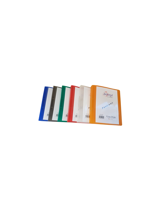 Classeur A4 Pano 2A25 PP8 Tr. Assorti
