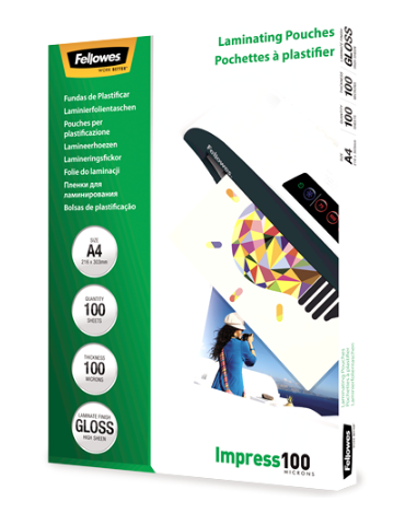 POCHETTES A4 100 MICRONS  X 100