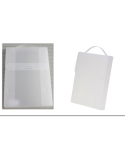 Valiesje A4 Vertikaal - Rug 50mm -  Tr. Wit