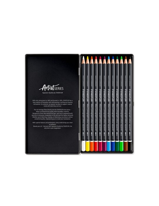 Mars Lumograph colour aquarell - set 12 kleuren