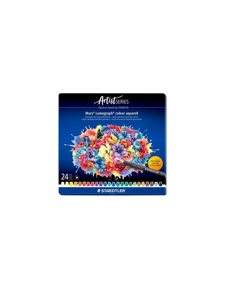 Mars Lumograph colour aquarell - set 24 kleuren