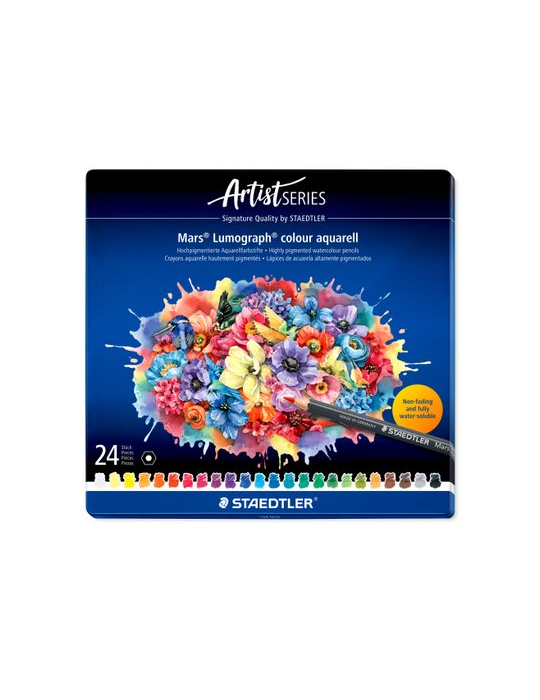 Mars Lumograph colour aquarell - set 24 couleurs