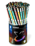 Norix crayon graphite - display 72 pc