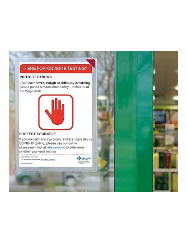 Djois Pack 5 Pochettes plastique A4 Adhésive Autocollante Kang easy cl 2