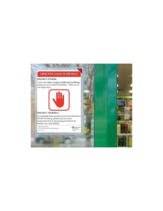 Djois Pack 5 Pochettes plastique A4 Adhésive Autocollante Kang easy cl