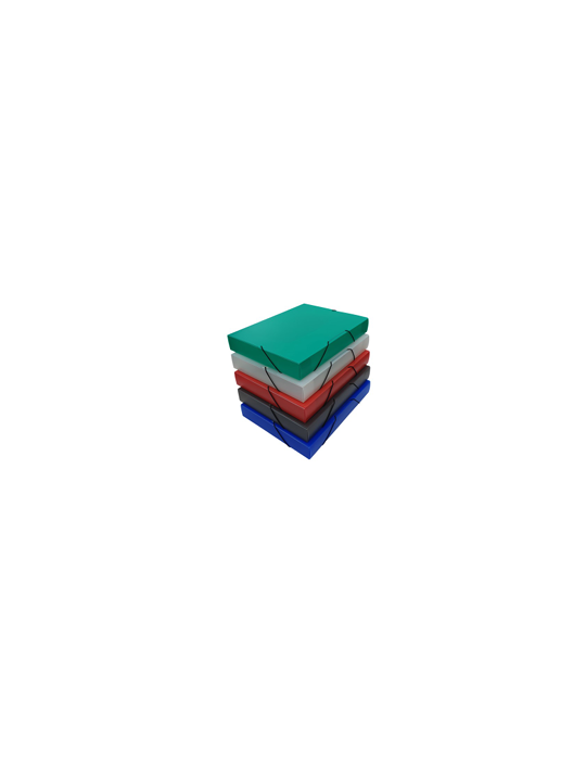 Elastobox A4 - Dos 40mm - PP8 Tr. Assorti