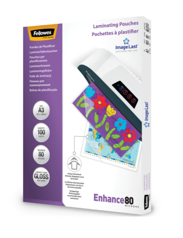 IL LAMINATING POUCH A3 80MIC 100PK