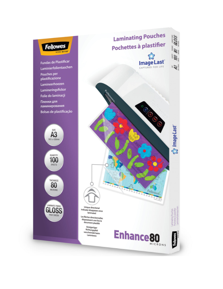 IL LAMINATING POUCH A3 80MIC 100PK