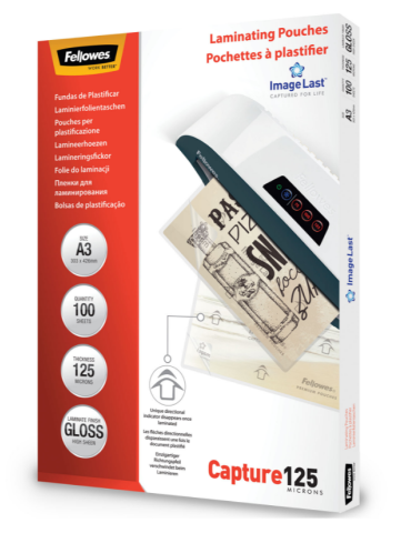 IL LAMINATING POUCH A3 125MIC 100PK