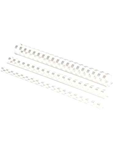 ANNEAUX PLASTIQUES 8 MM BLANC X 100