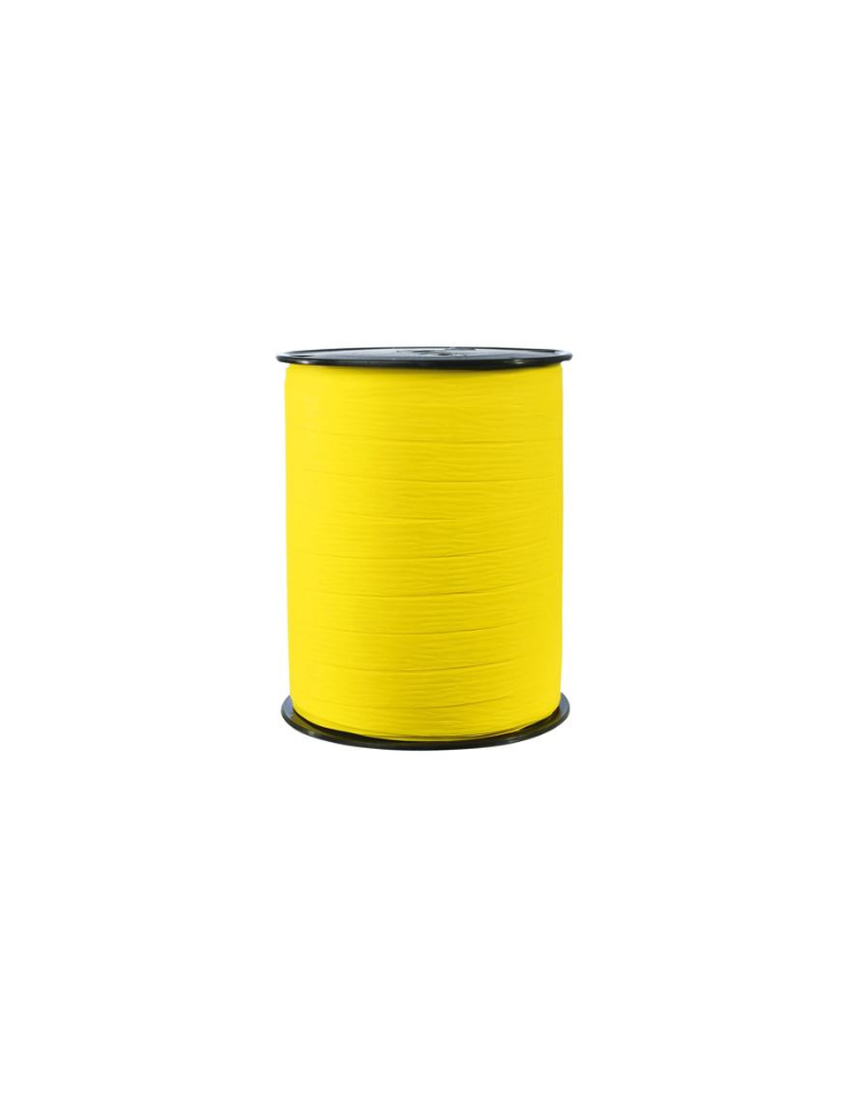 Bolduc bobine mat 250mx10mm, Jaune citron