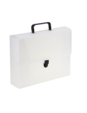 Valisette A4 - Dos 80mm - PP8 Tr. Blanc