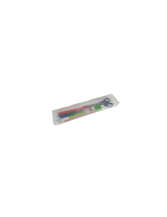 Box voor schrijfgerief PP8 Lines Kristal