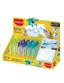 STYLO EFFAÇABLE KIDY LEARN 3 ANIMAUX ENCRE BLEUE X18 AFFICHAGE