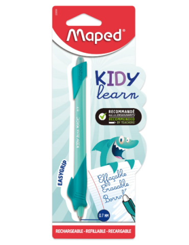 STYLO EFFAÇABLE KIDY LEARN MAGIC SHARK ENCRE BLEUE X1 BLISSER