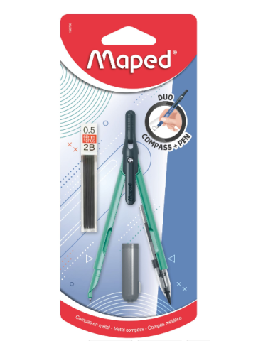 Compas pen, mine automatique, en blister 2