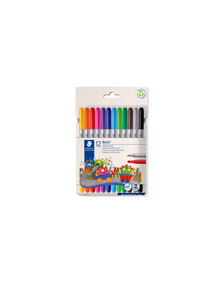 Noris stift dubbele punt - kartonnen etui 12 st