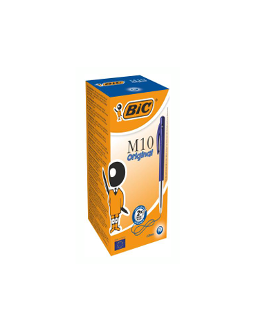 Box 50 BIC® M10® Medium : bleu/blauw