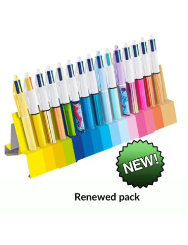 BIC® 4 Colours® Box 15    (MOQ: 10)  NEW