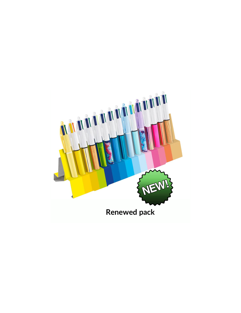 BIC® 4 Colours® Box 15    (MOQ: 10)  NEW