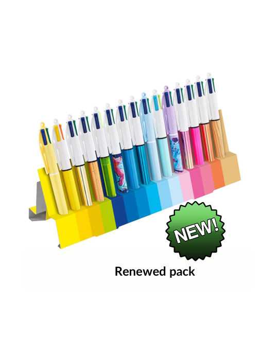 BIC® 4 Colours® Box 15    (MOQ: 10)  NEW