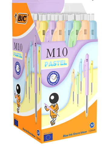 BIC M10 MOYEN COLORS pastel /50 2