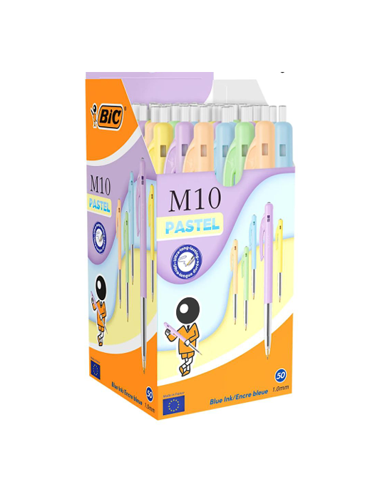 BIC M10 MOYEN COLORS pastel /50
