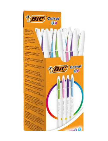 Box 20 BIC® Cristal® Up : Fun Assortie