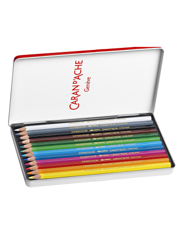 SWISSCOLOR BTE MÉTAL 12 COUL