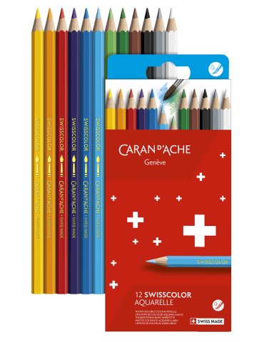 SWISSCOLOR BTE CARTON 12 COUL
