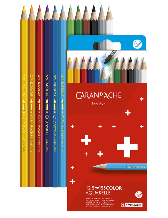 SWISSCOLOR BTE CARTON 12 COUL