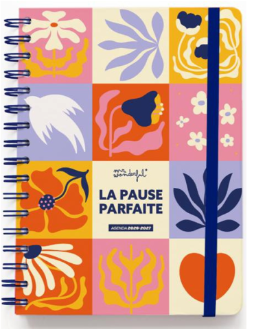 Agenda Mr. Wonderful 2026-27 Journalier - La pause parfaite