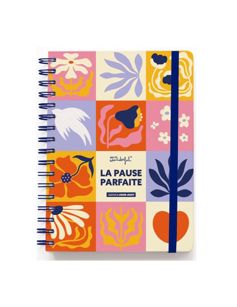 Agenda Mr. Wonderful 2026-27 Journalier - La pause parfaite