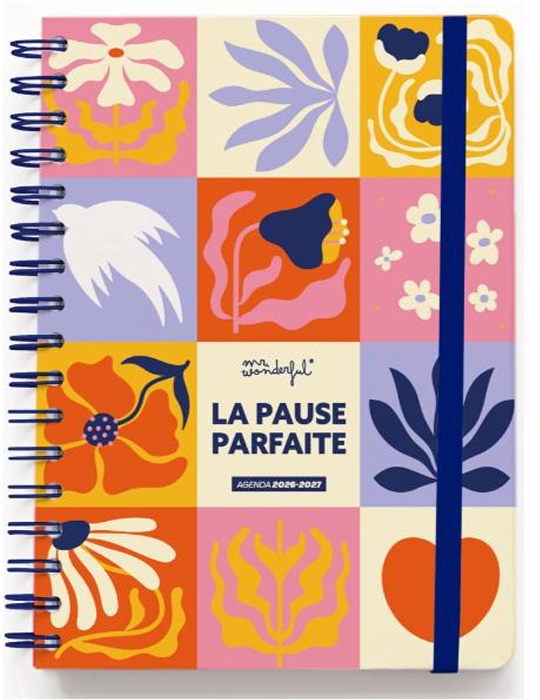 Agenda Mr. Wonderful 2026-27 Journalier - La pause parfaite