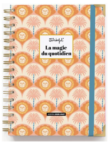 Agenda Mr. Wonderful 2026-27 Journalier - La magie du quotidien