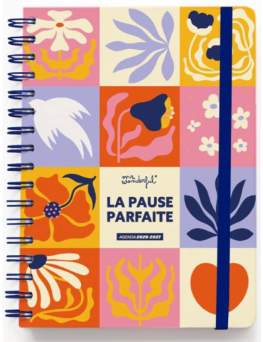 Agenda Mr. Wonderful petit format 2026-27 Journalier La pause parfaite
