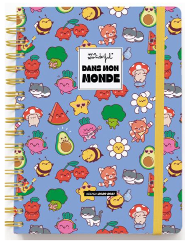 Agenda Mr. Wonderful 2026-27 Journalier - Dans mon monde